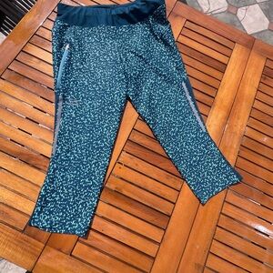 Kalenji Fila Blue/Green Patterned leggings